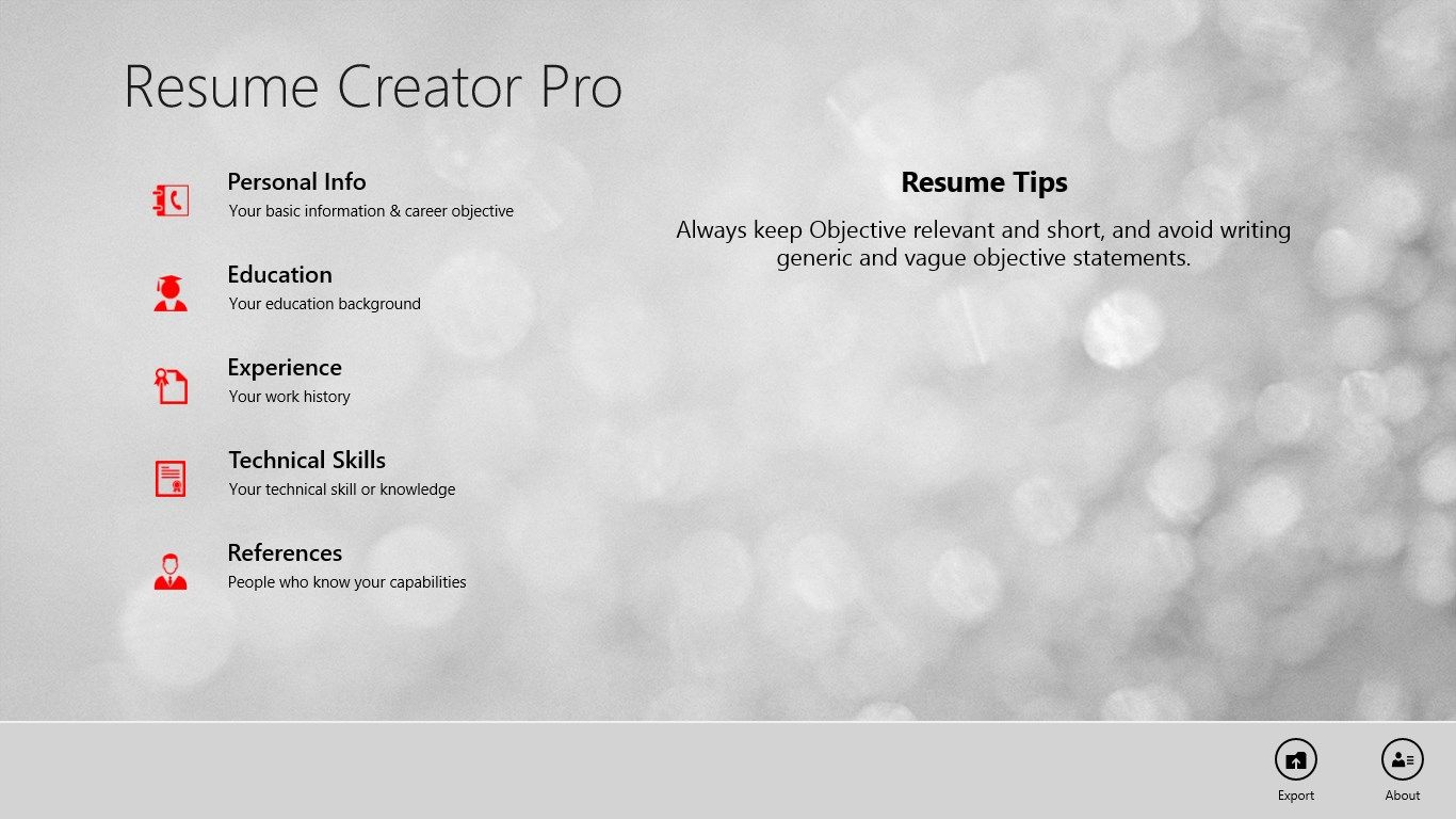 Resume Creator Pro with Resume Tips