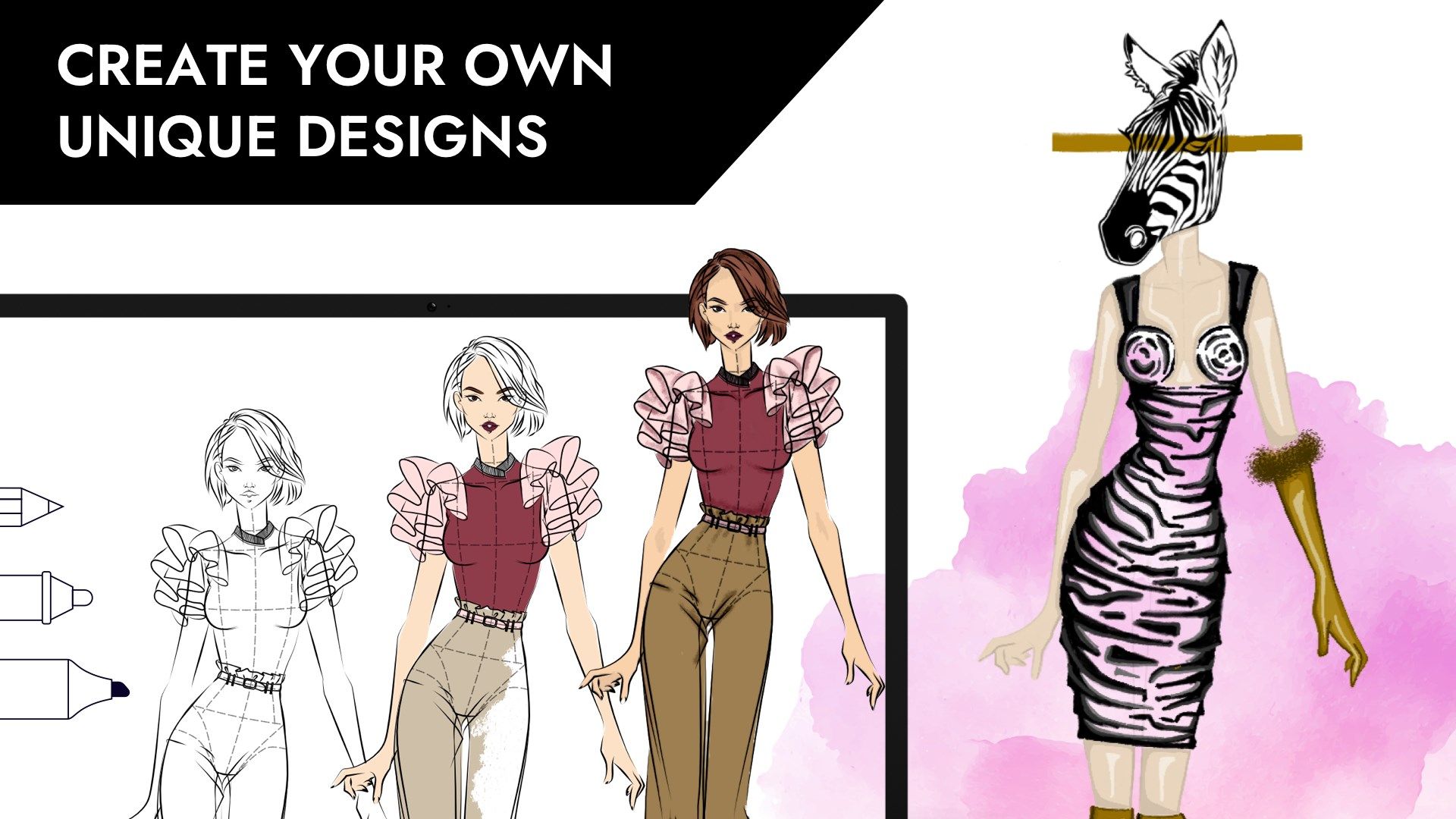 Fashion Design Illustration - Clothes Designer