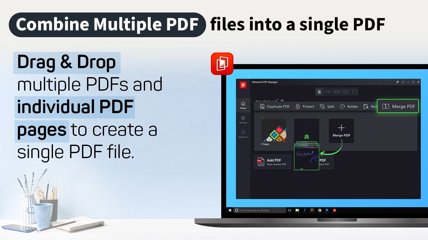 Combine Multiple PDF files into a single PDF
