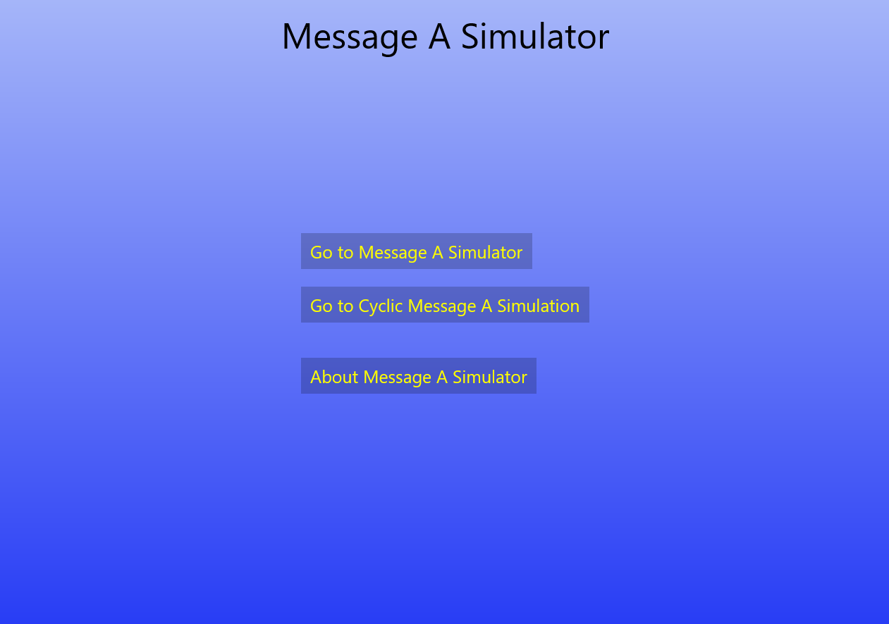 Message A Simulator