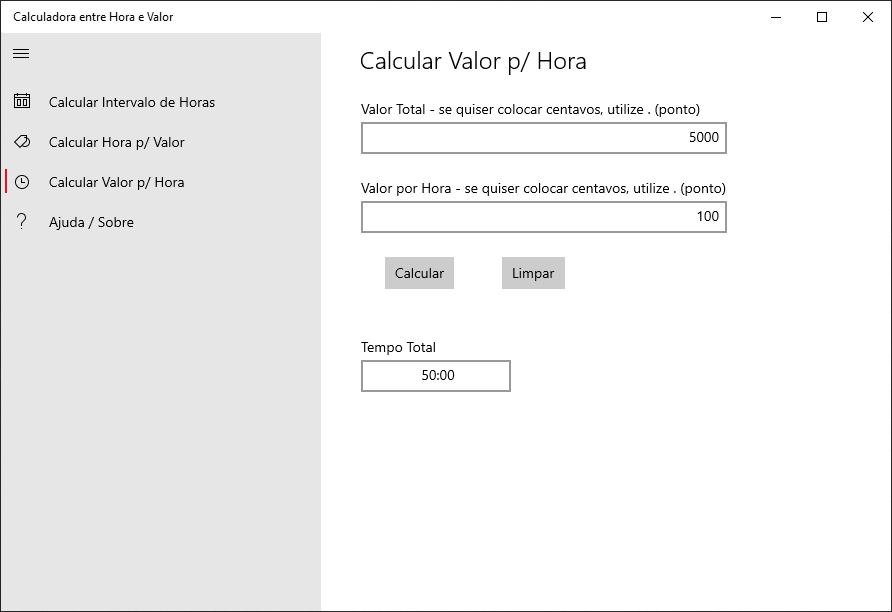 Convert the total value to hour