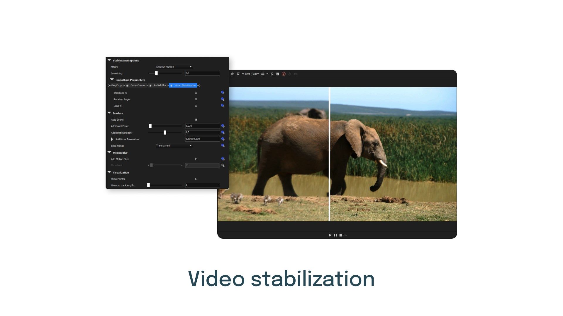 Video stabilization