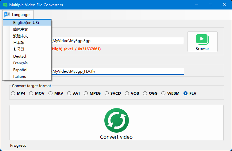 Multiple Video File Converters