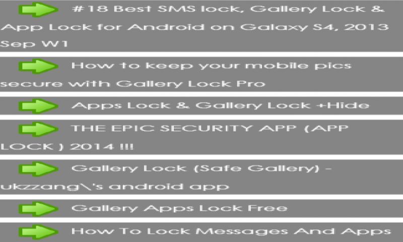 apps lock and gallery