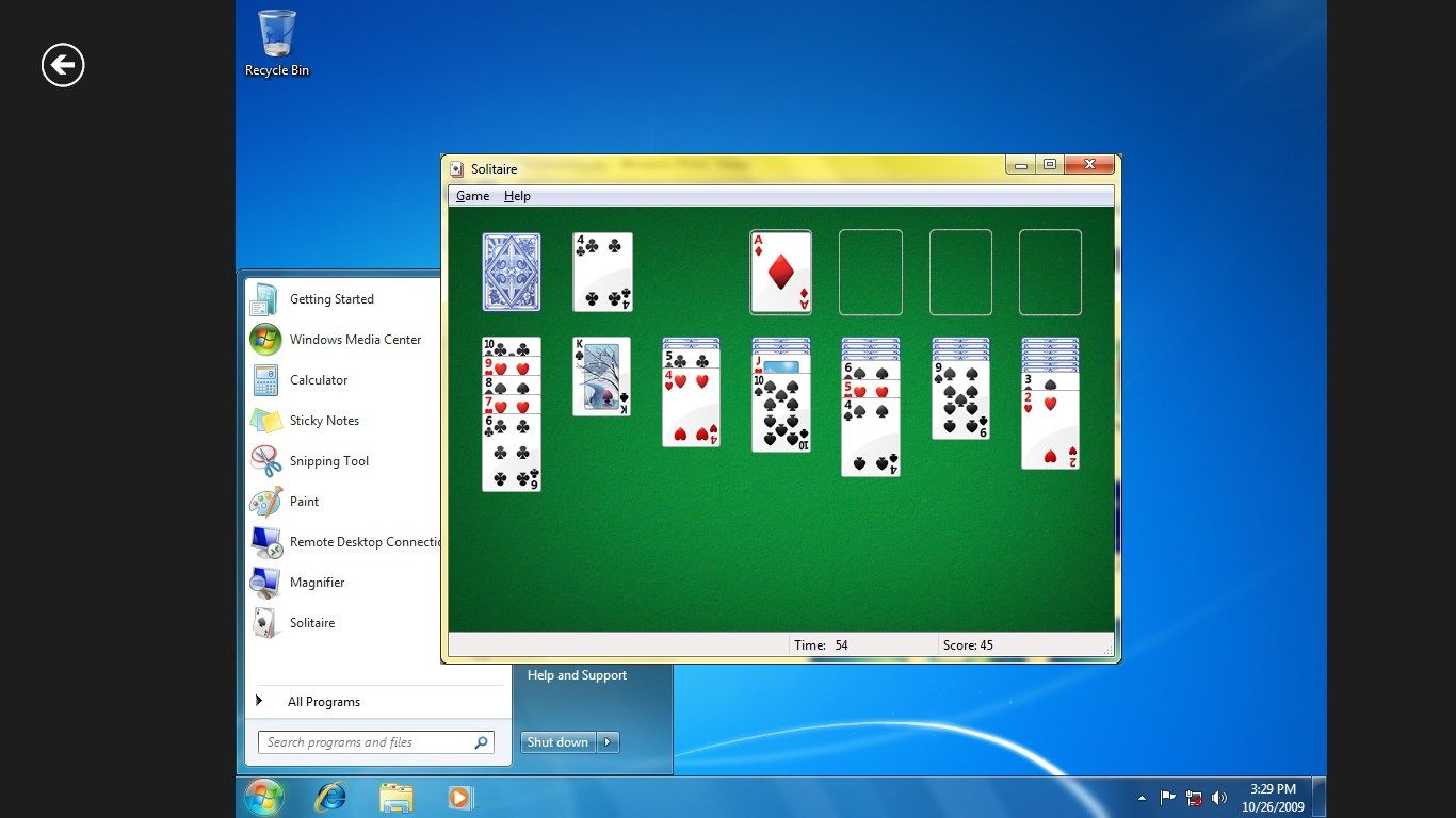 Solitaire can't be missed.