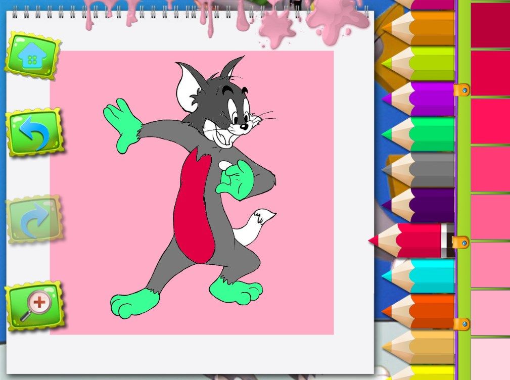 Coloring Tom and Jerry