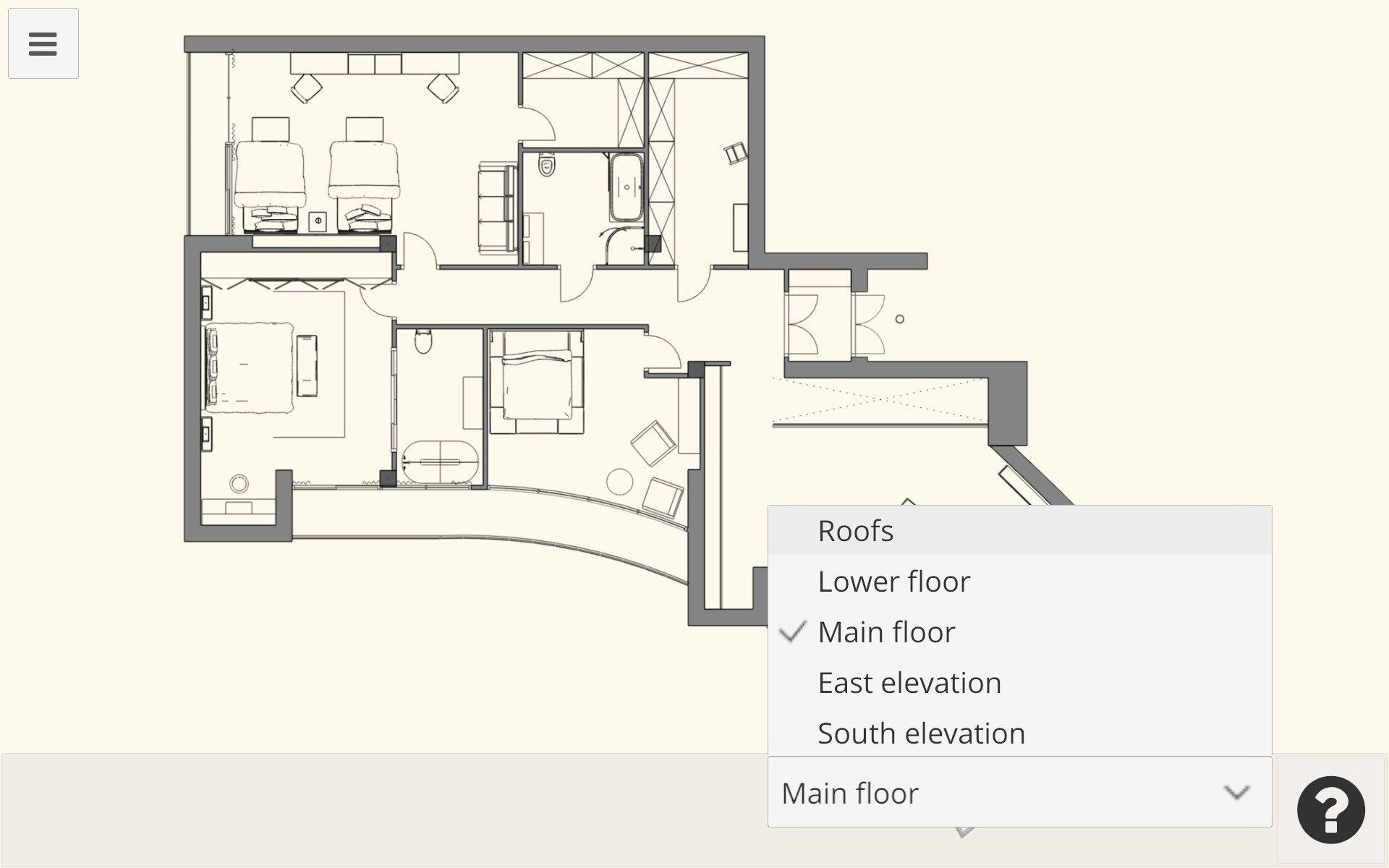 Bring your blueprints with you anywhere. You can choose between multiple floor plans, zoom and pan to explore them without needing a printed copy.