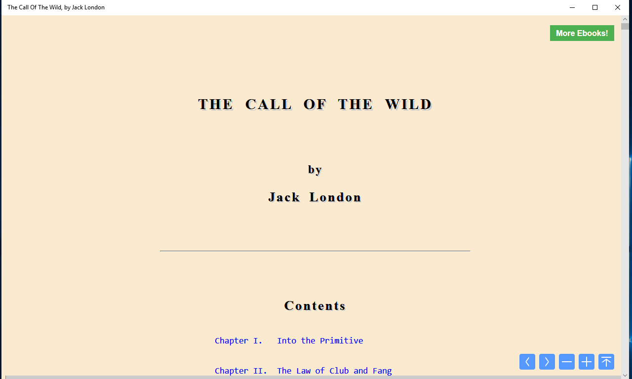The Call of the Wild, by Jack London