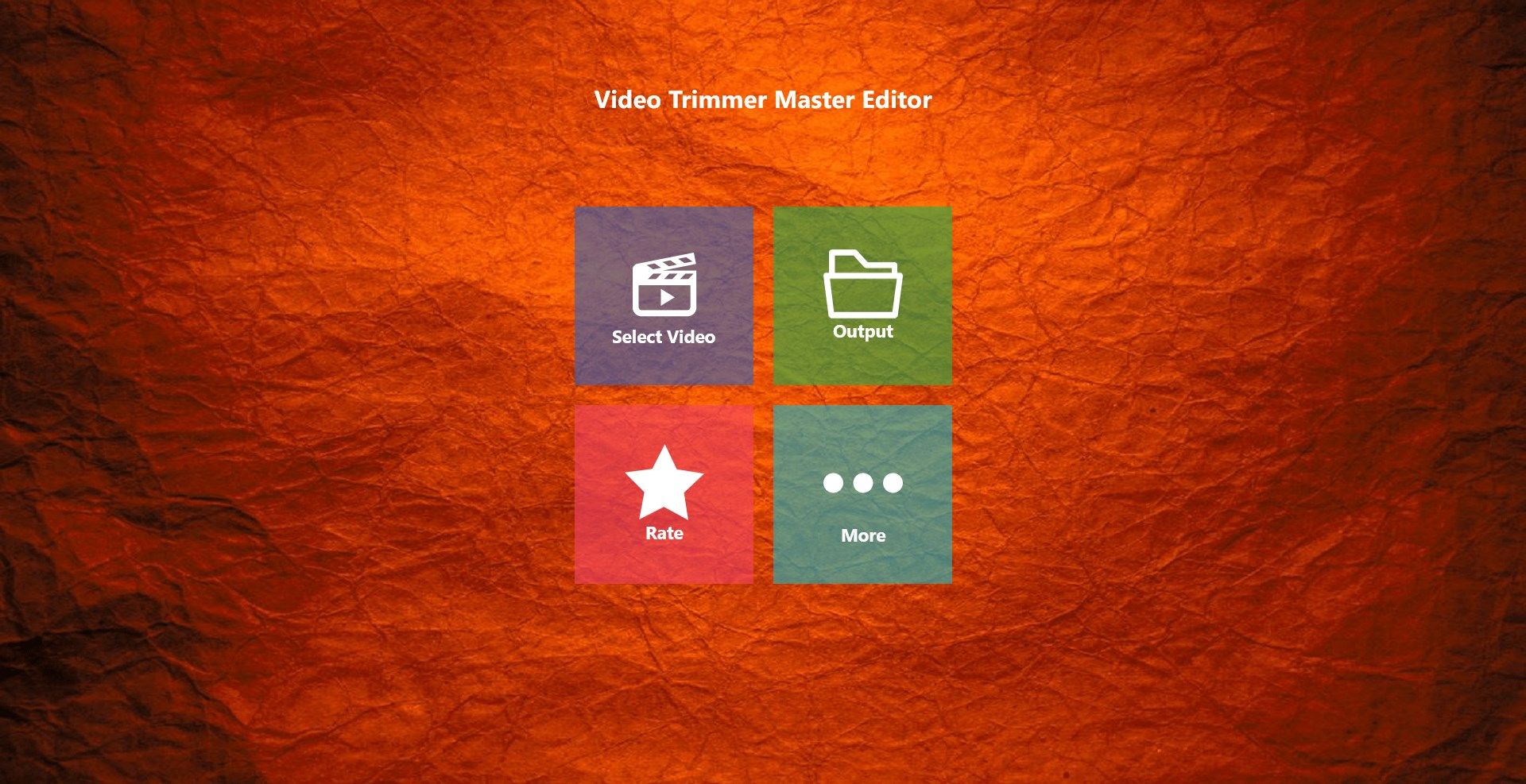 Video Trimmer Master Editor