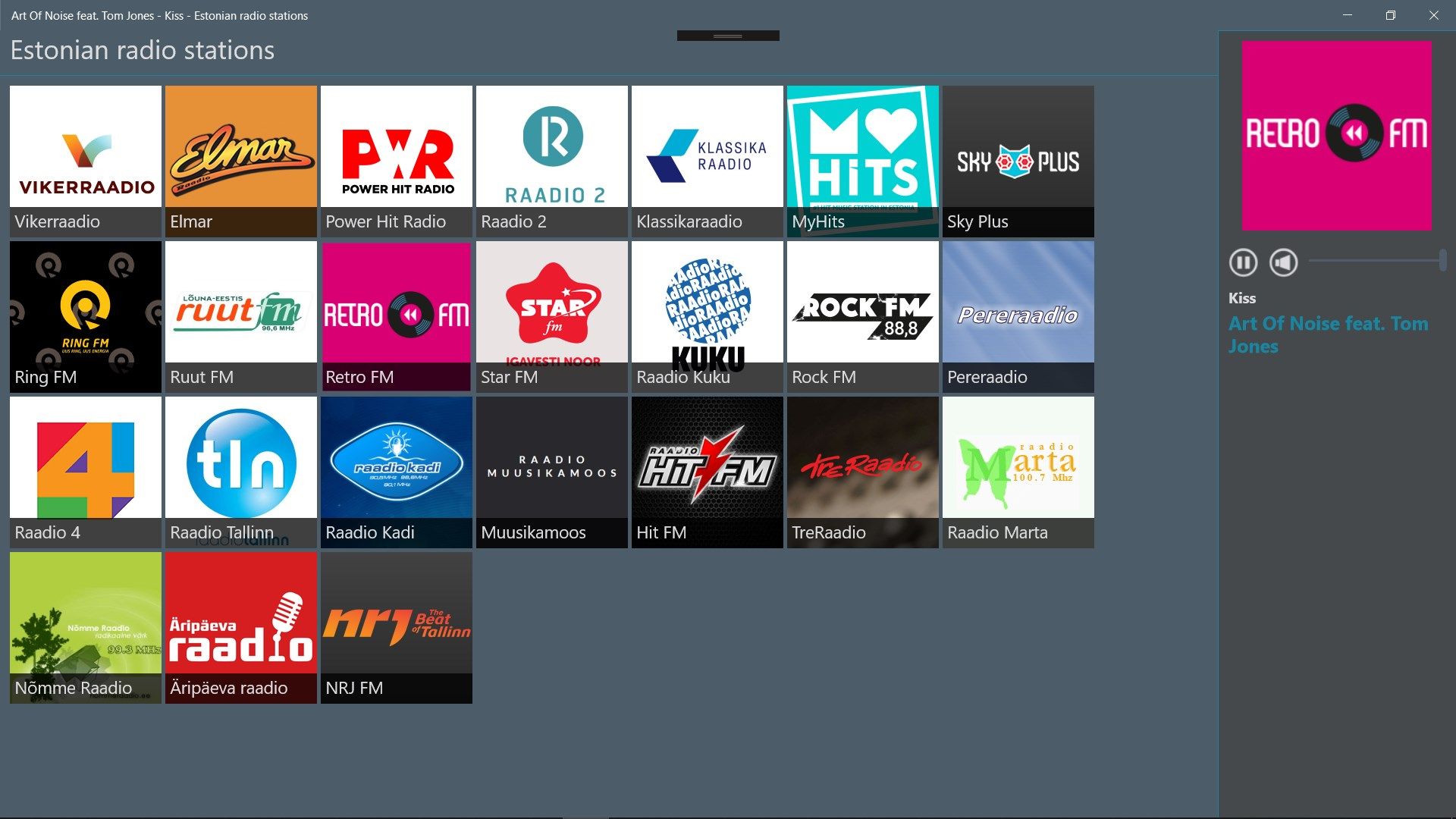 Estonian radio stations