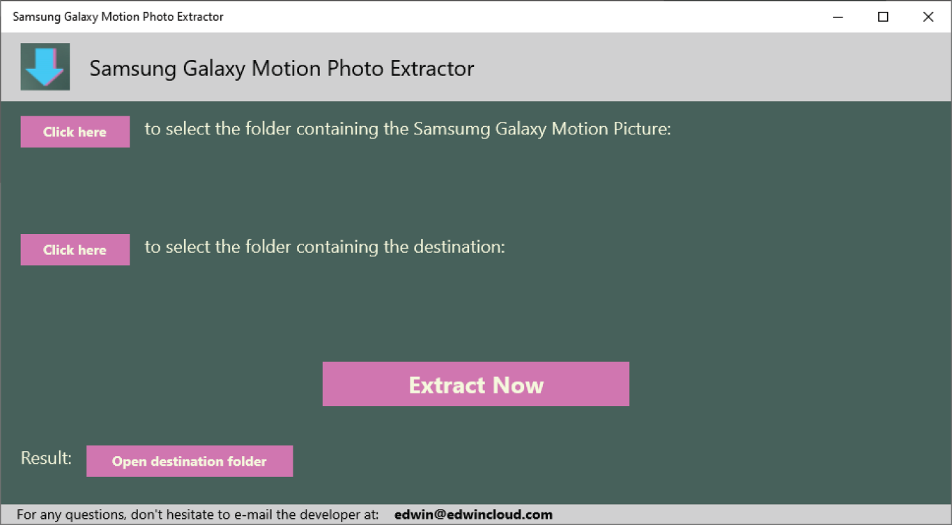 Samsung Galaxy Motion Photo Extractor