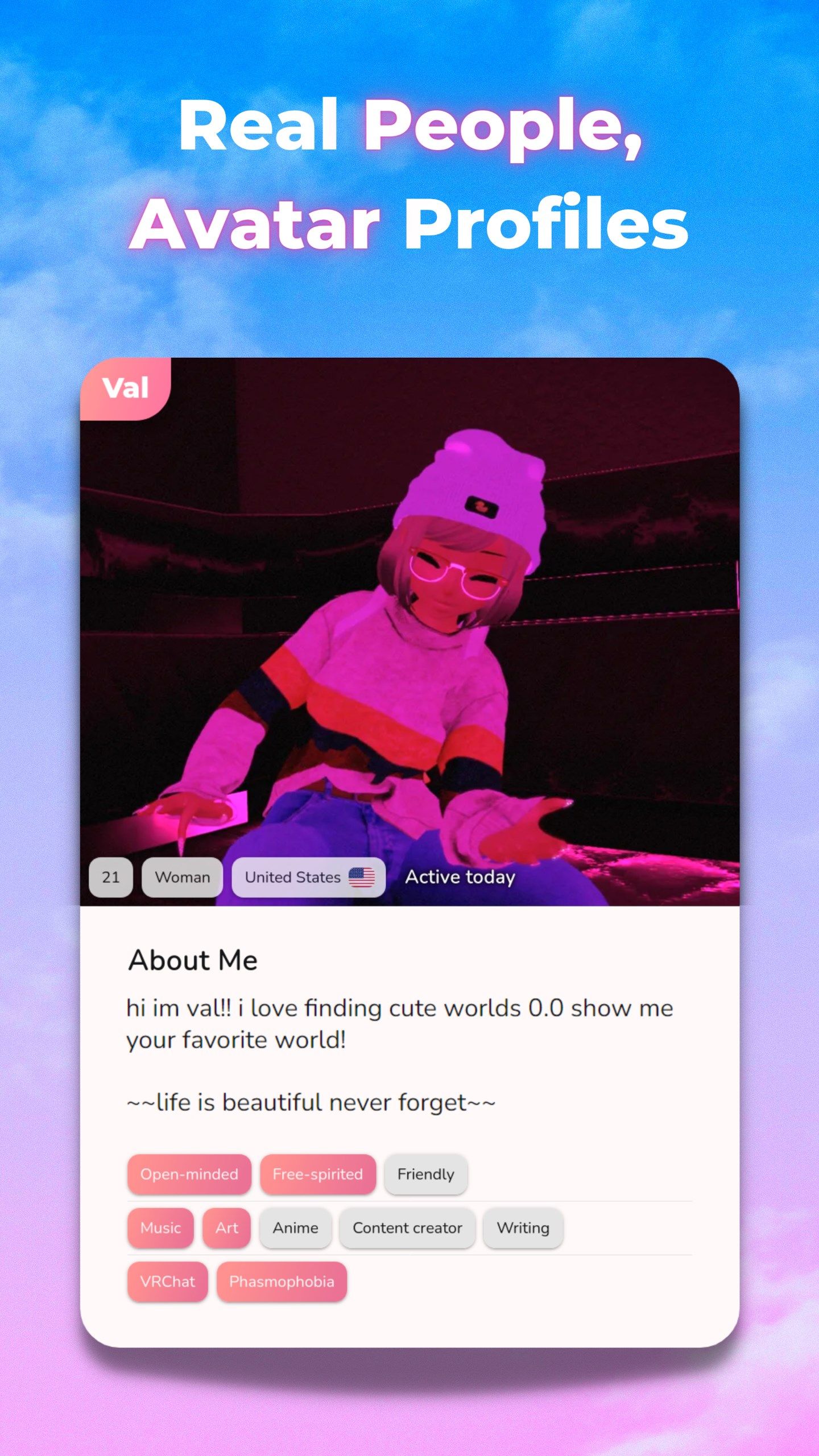 Flirtual - VR Dating App