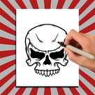 Draw Tattoo Skulls Step By Step