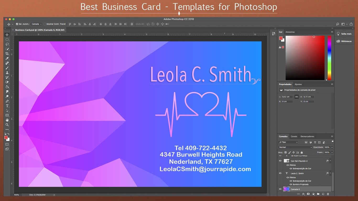 Best Business Card - Templates for Photoshop