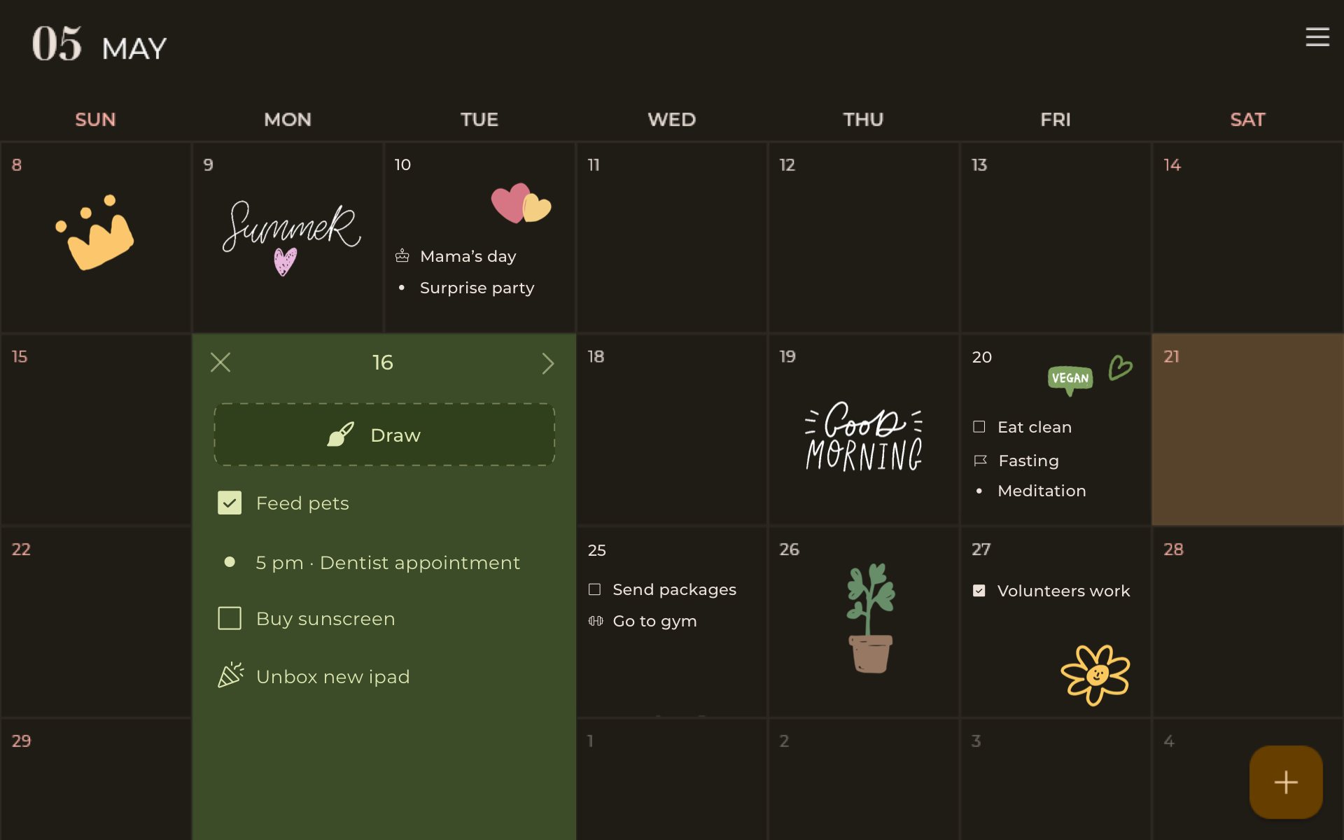 May: Beautiful Bullet Journal - Cute Diary, Mood Log, and Habits Tracker