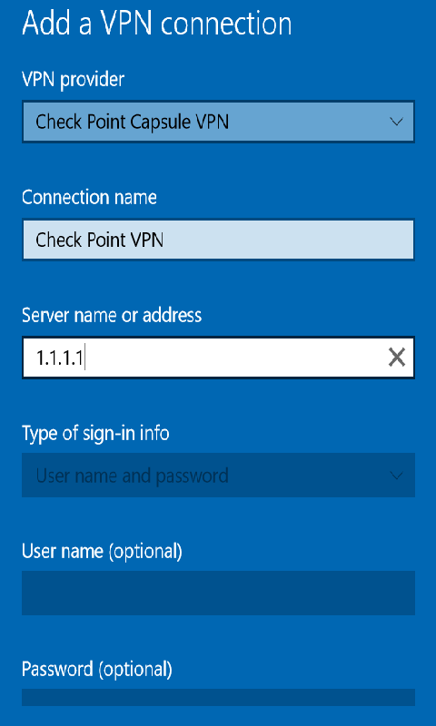 Check Point Capsule VPN