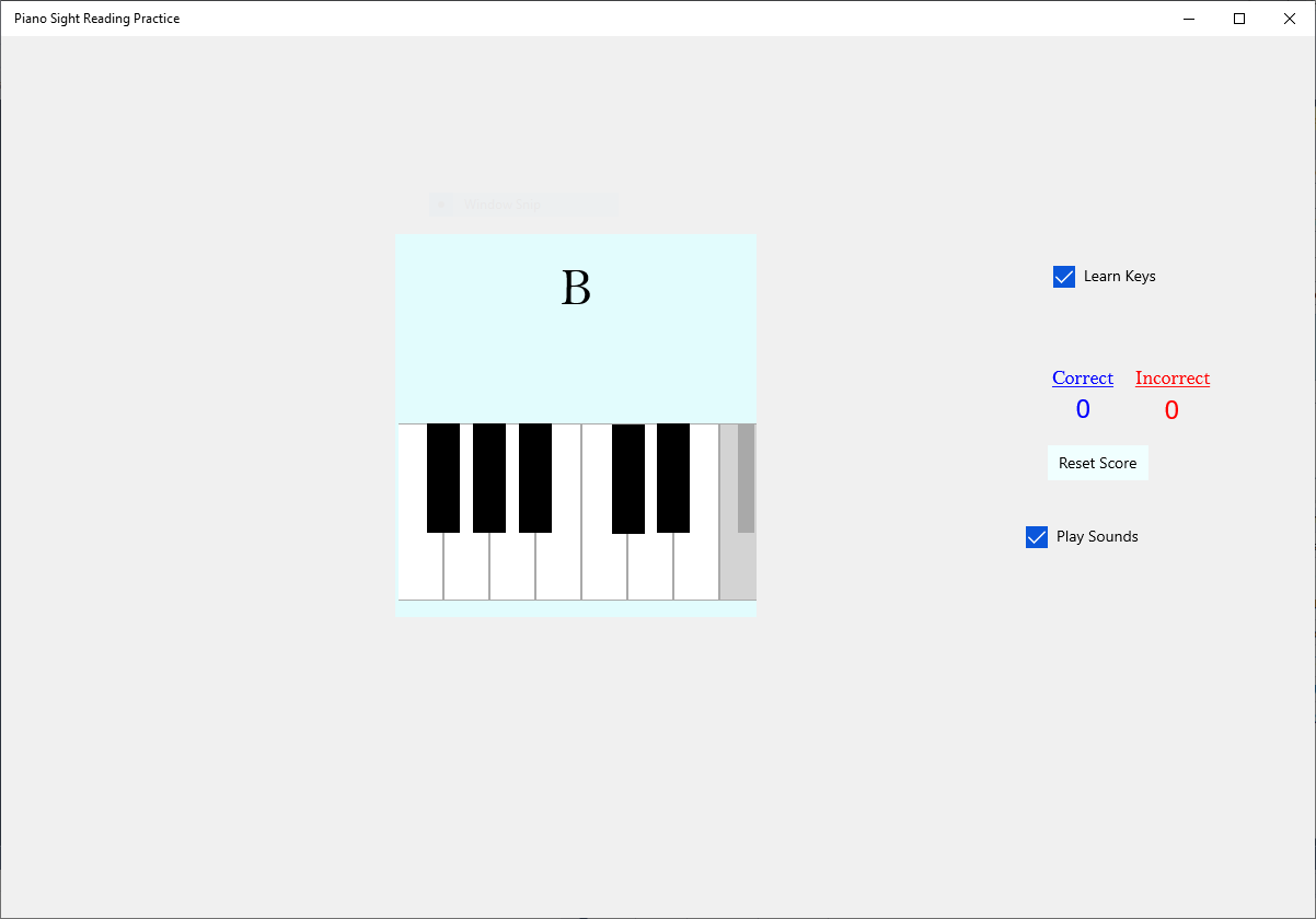 Learn the piano keys