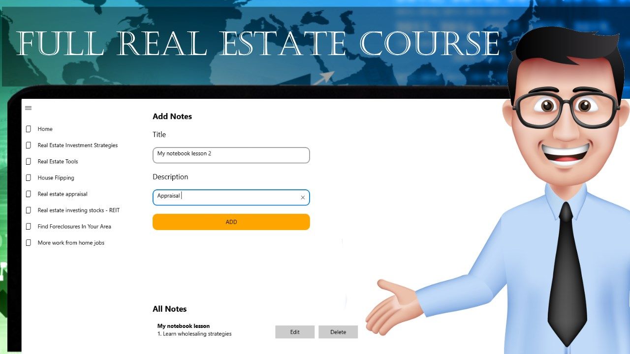 Real estate investing course