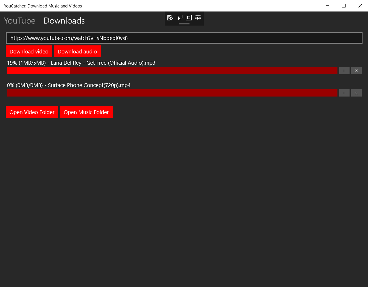 YouCatcher: Music and Video Downloader