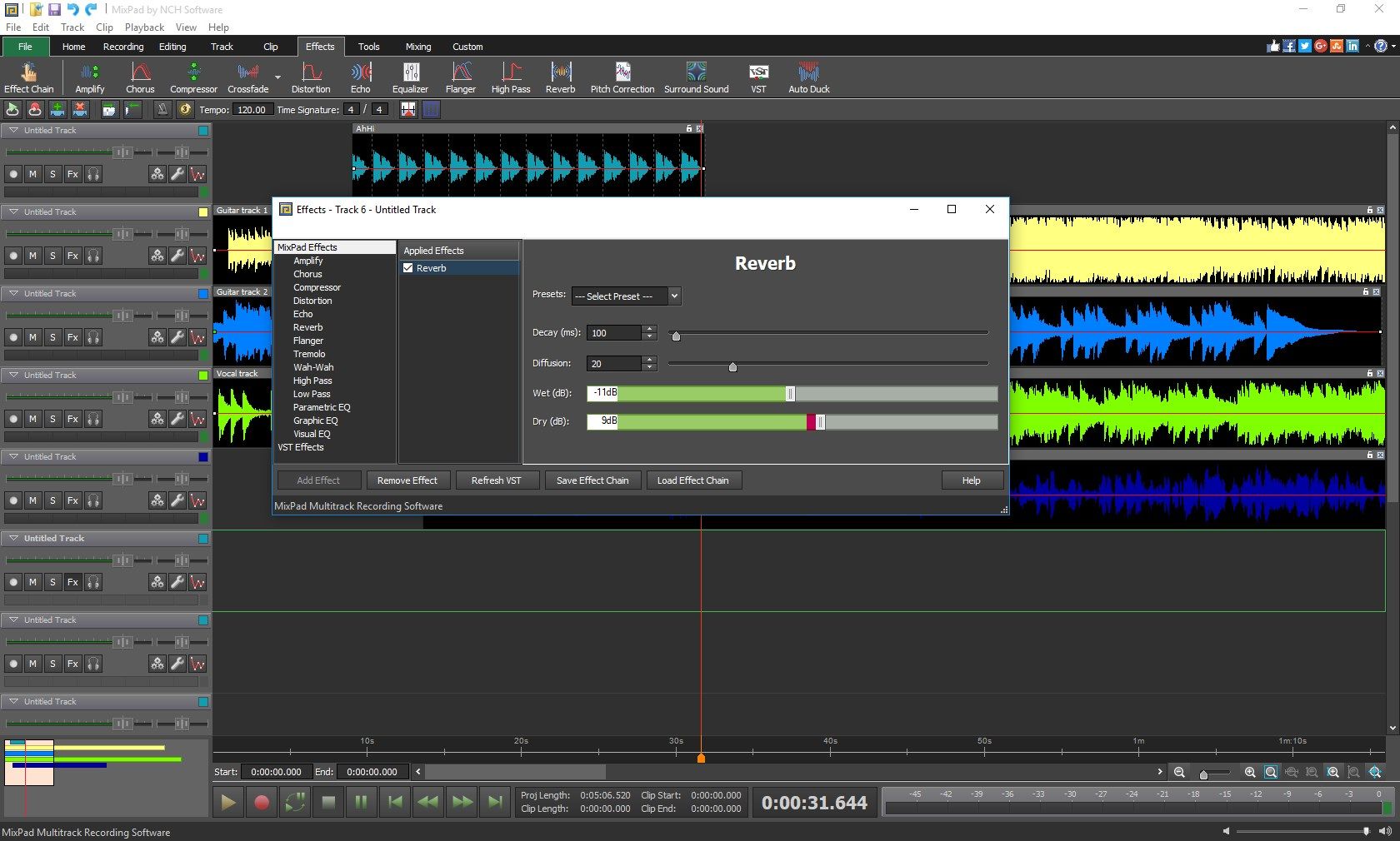 Get the perfect sound with easy to use editing tools