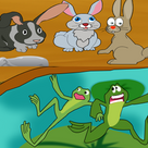 The Rabbits and The Frog
