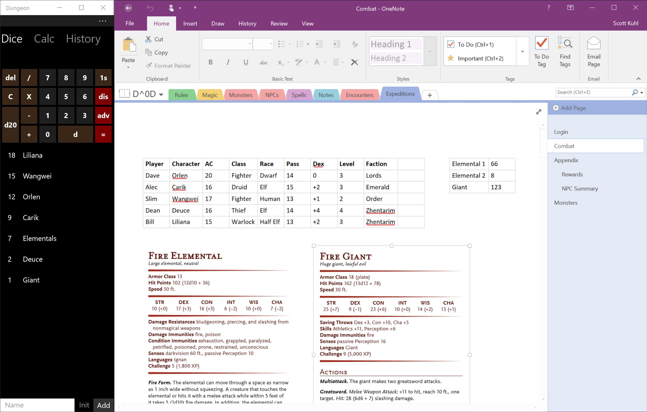 Run side by side with OneNote.