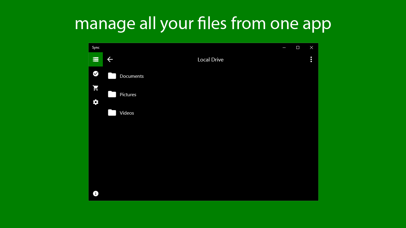 Manage all your local and cloud files from one app