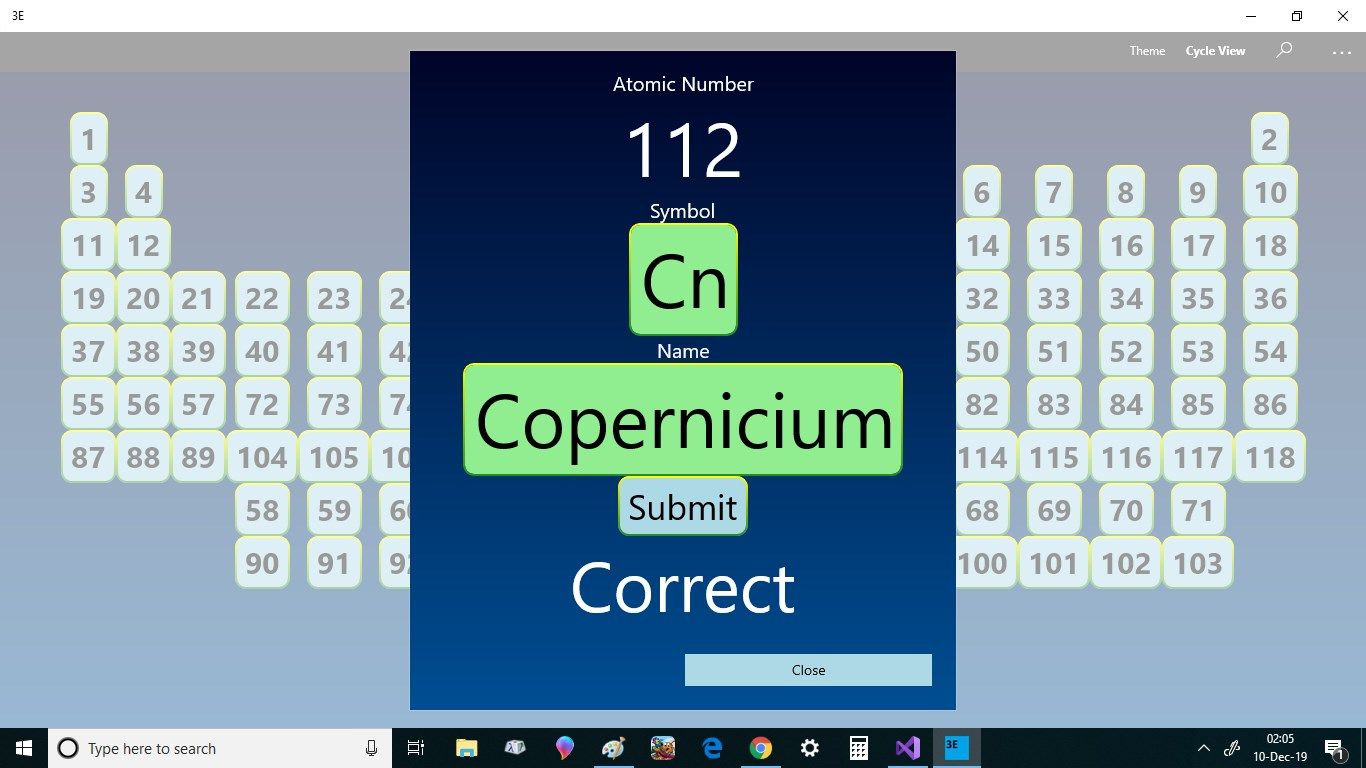 3E - Periodic Table Exercise - Ad Supported Version