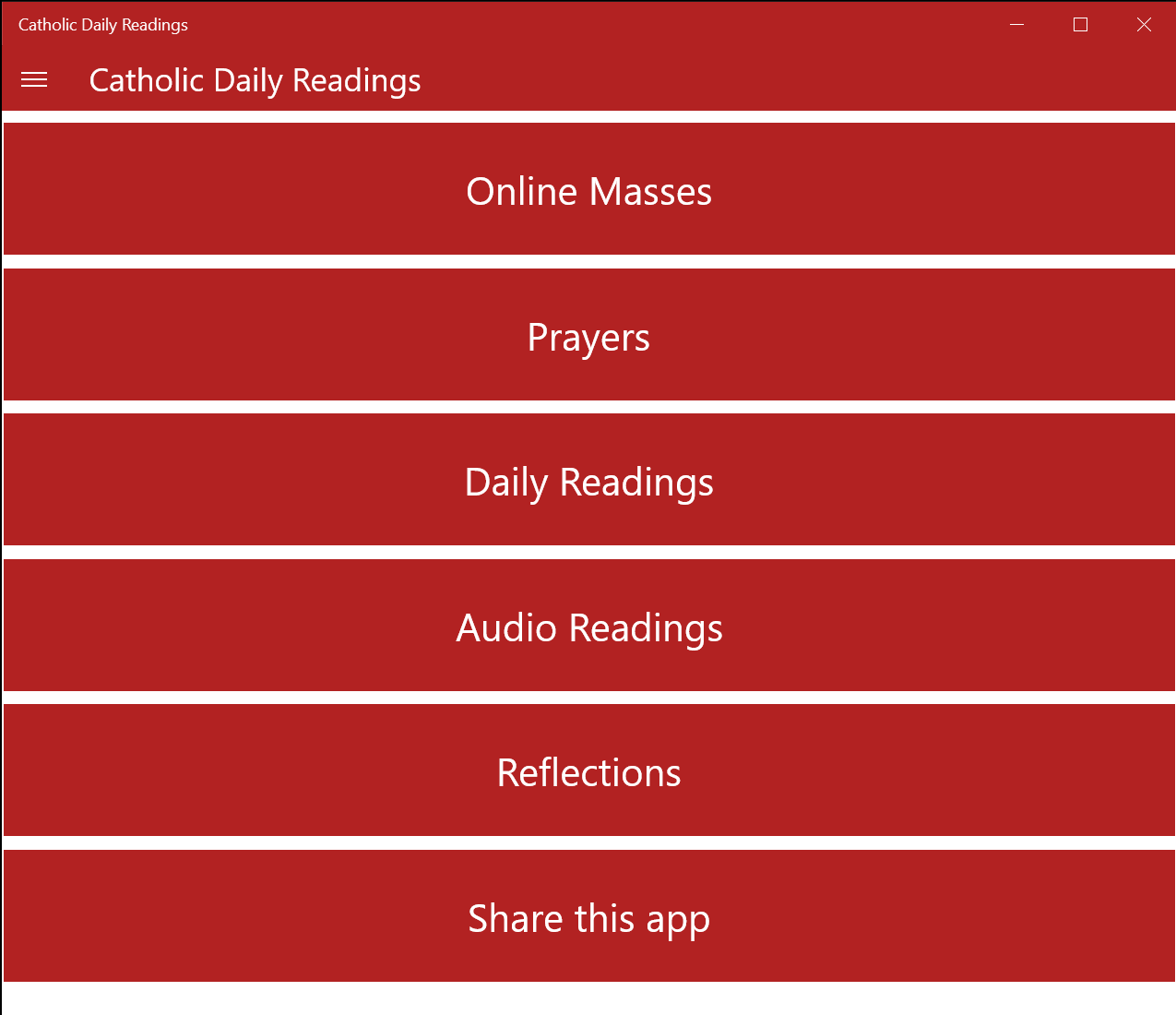 Catholic Daily Readings