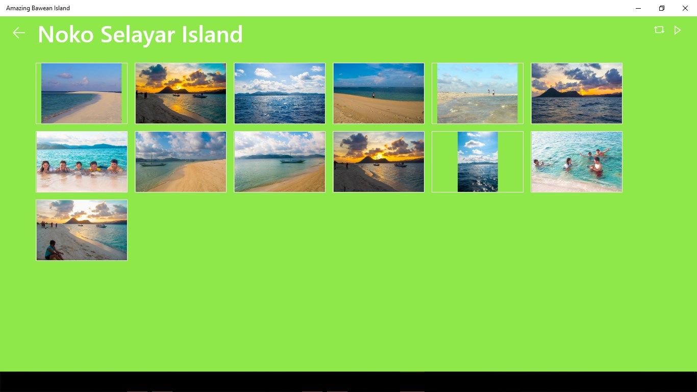 Noko Selayar Island, this menu offers many beautiful pictures and descriptions of Noko Selayar Island.