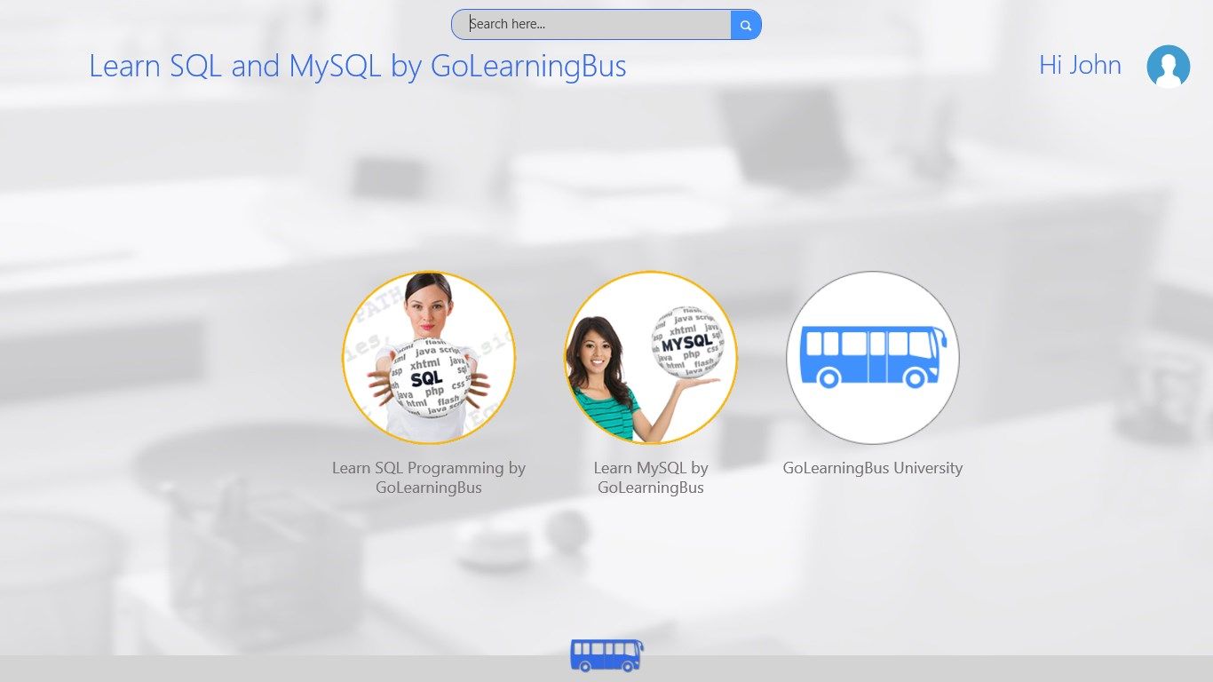 Learn SQL and MySQL by GoLearningBus