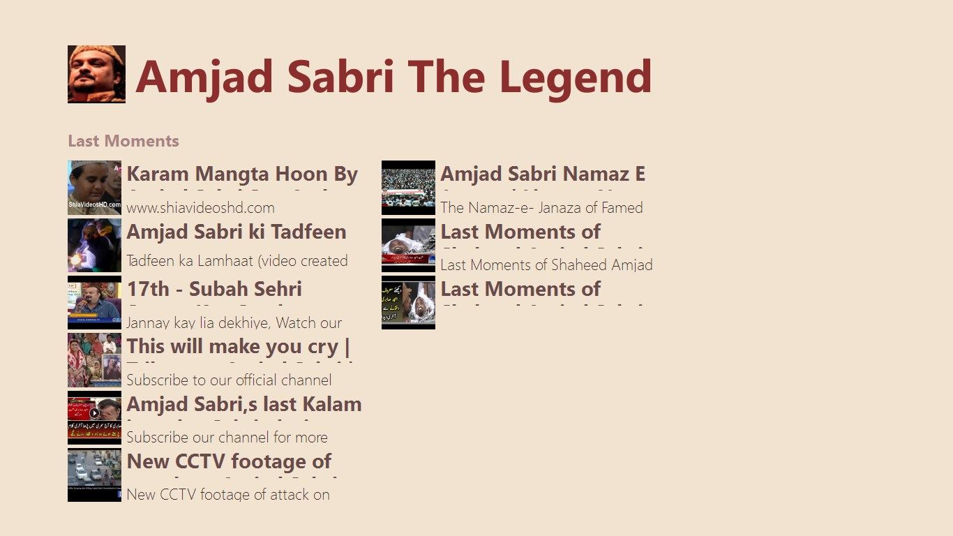 Amjad Sabri Legend