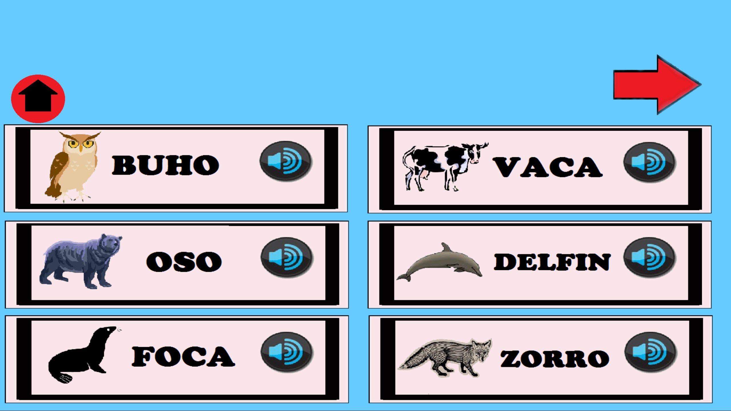 This is one of the Another layout of the game , with some of the animals