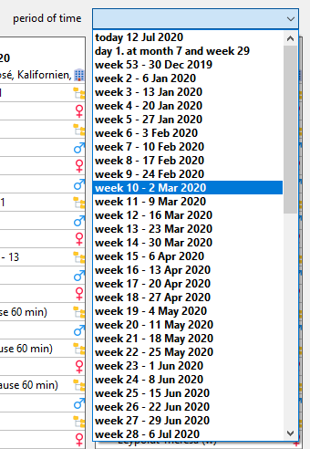 Work Schedule on Desktop