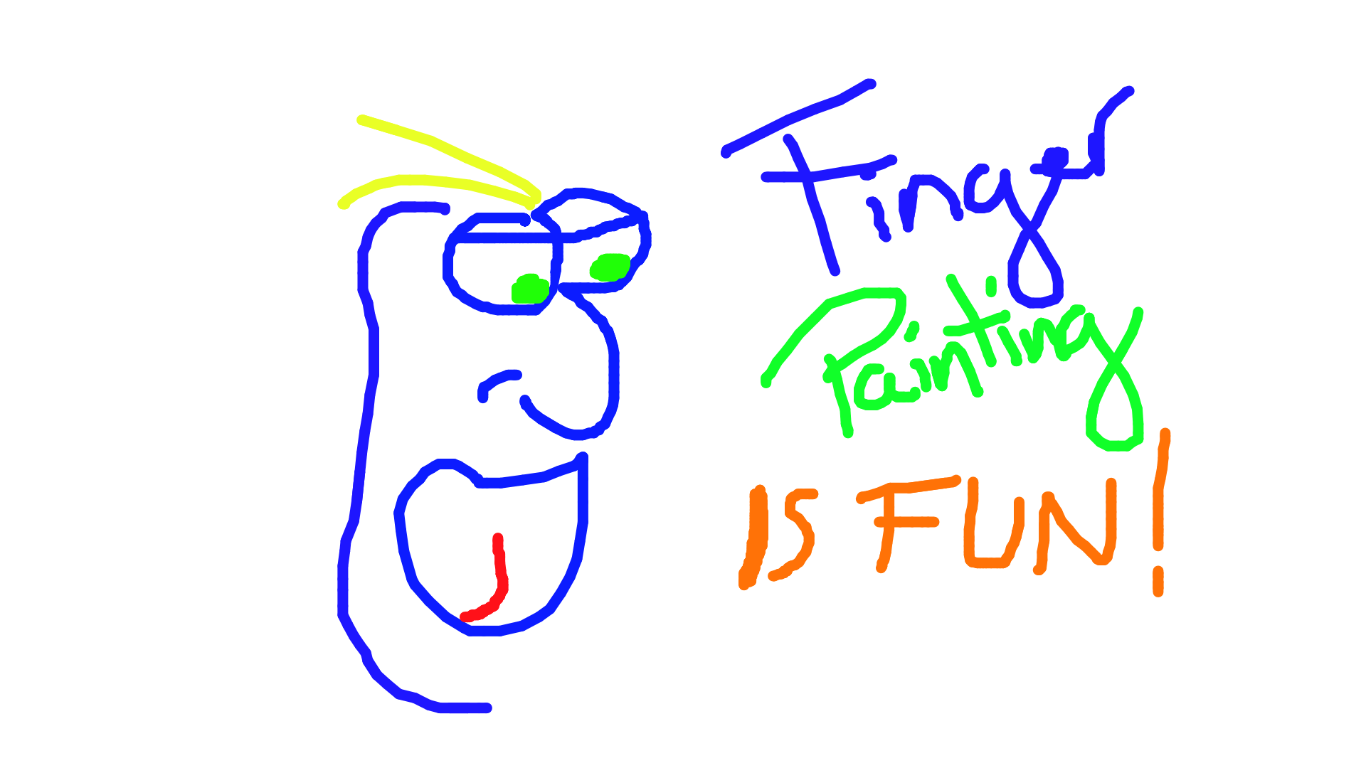 Finger Painting is Fun!