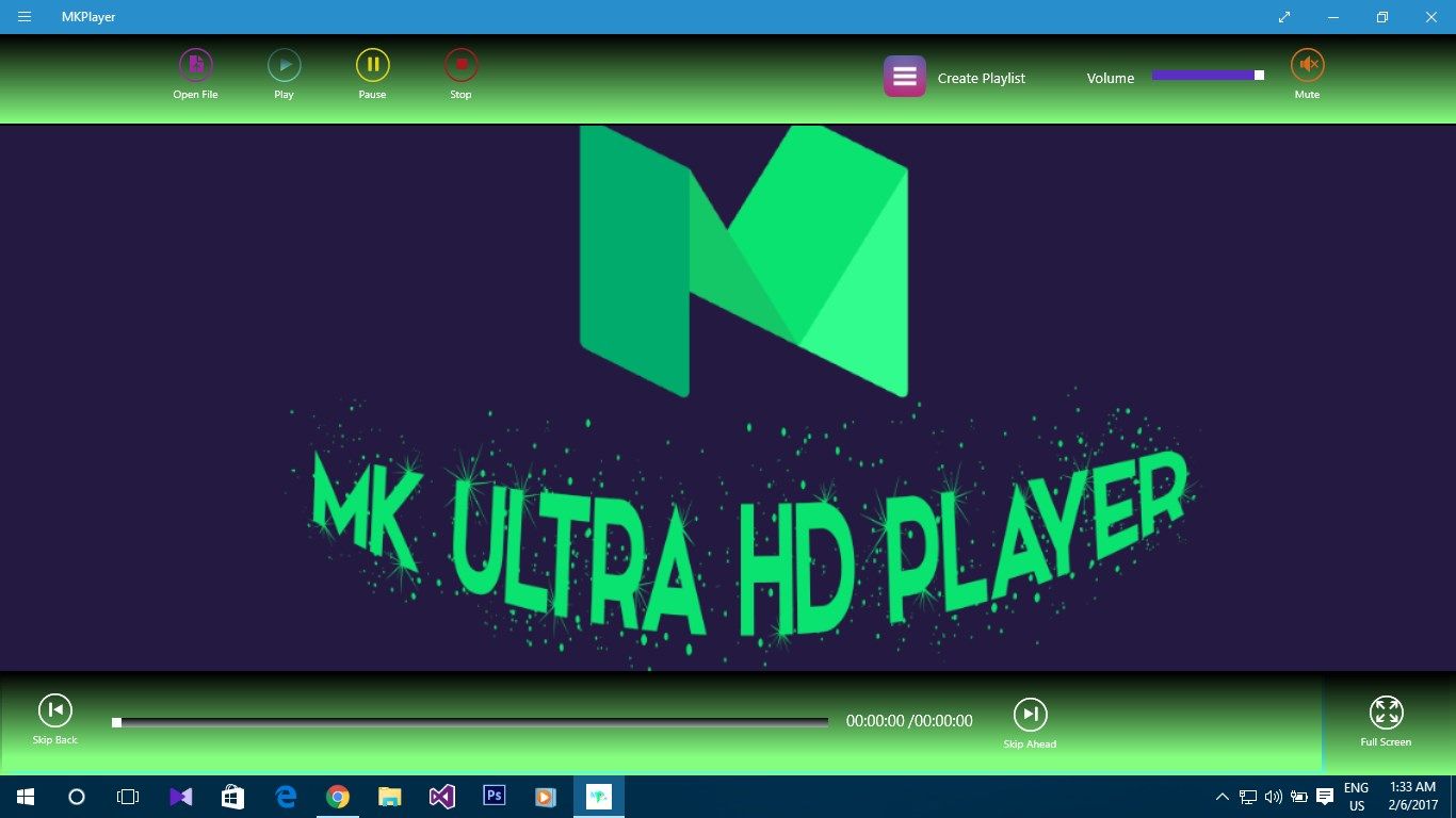 Player screen
