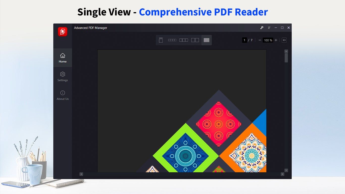 Single View - Comprehensive PDF Reader