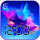 Abstract Smoke Colorful Ambience Clock HD - Analog And Digital Clock Screensaver For Tablets And Fire TV - NO ADS