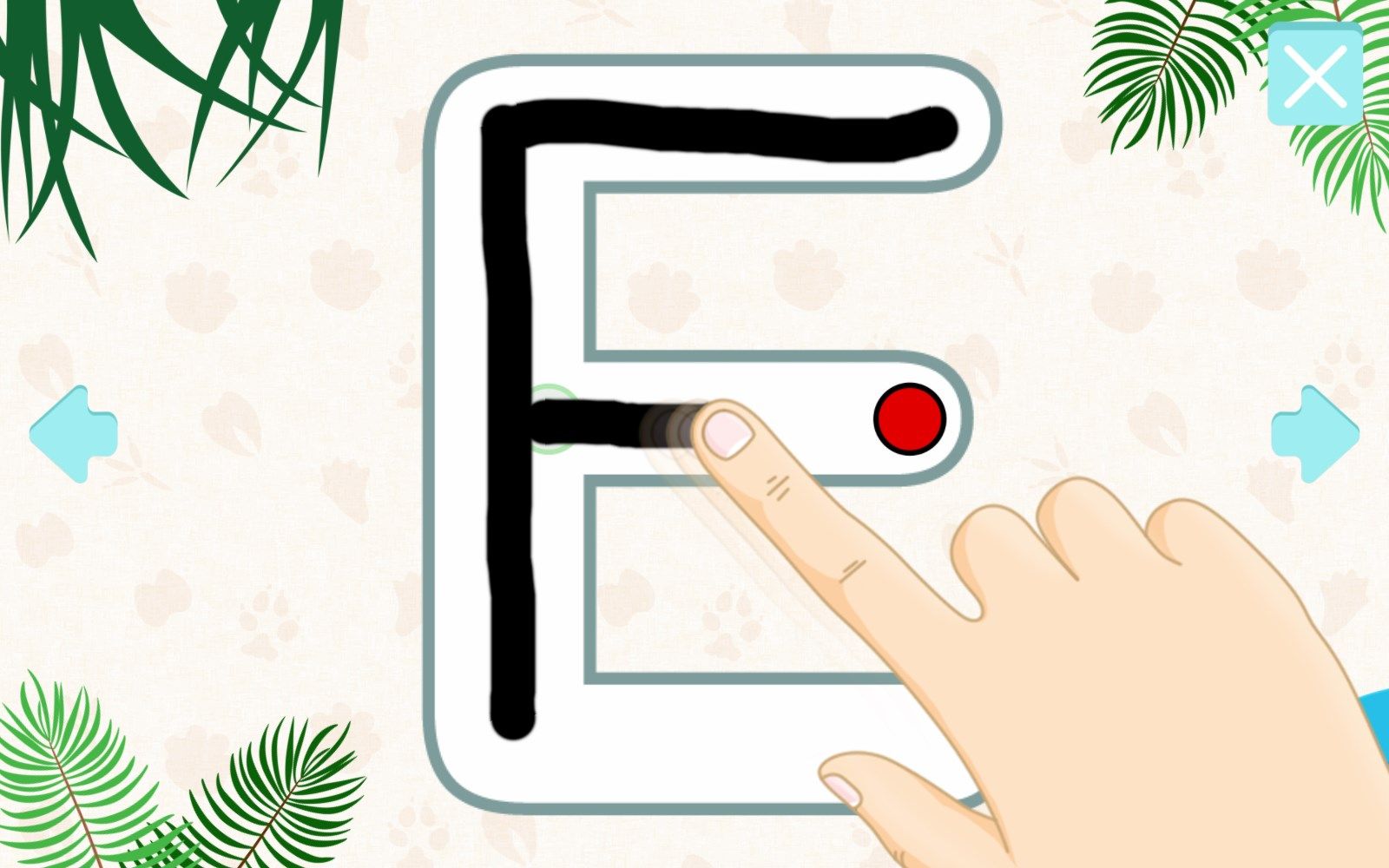 Activities that teach you how to draw alphabet's letters.
