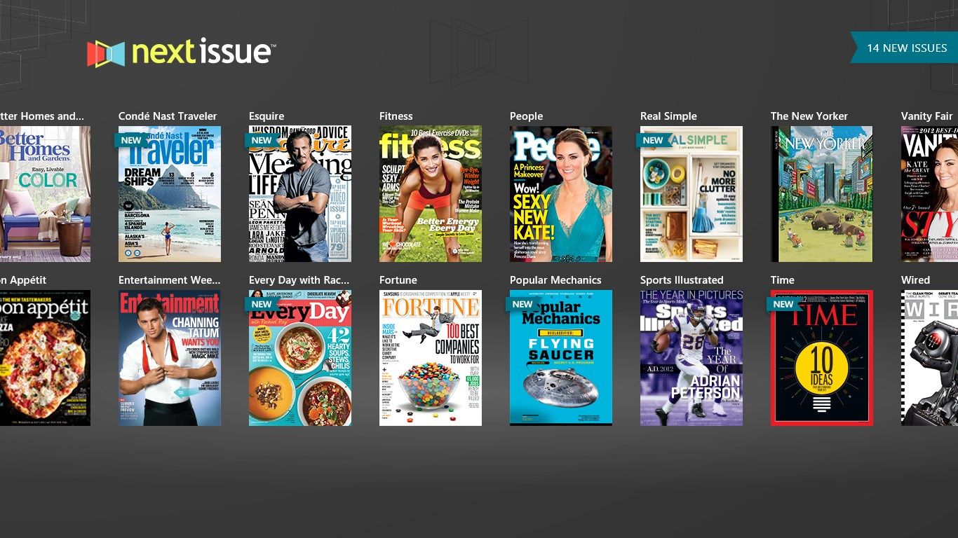 Select magazines to autoload the moment you open the app so you can start reading immediately.