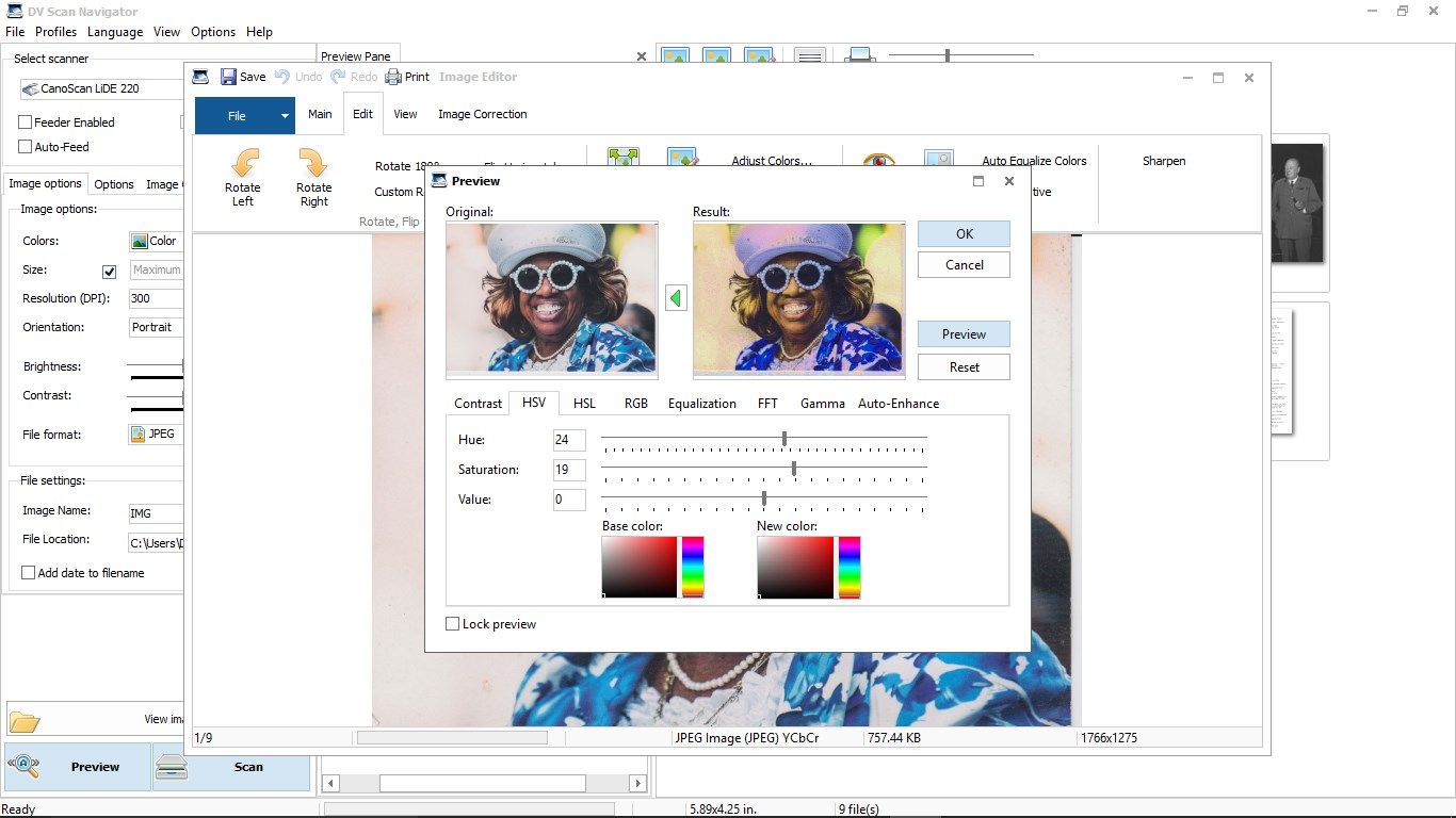 Image Editor (Adjust colors)