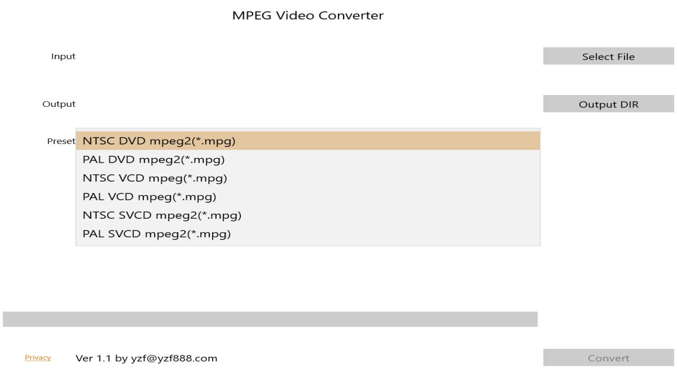 MPEG Video Converter