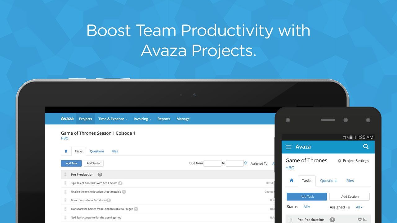 Avaza - Timesheets, Invoicing & Project Management