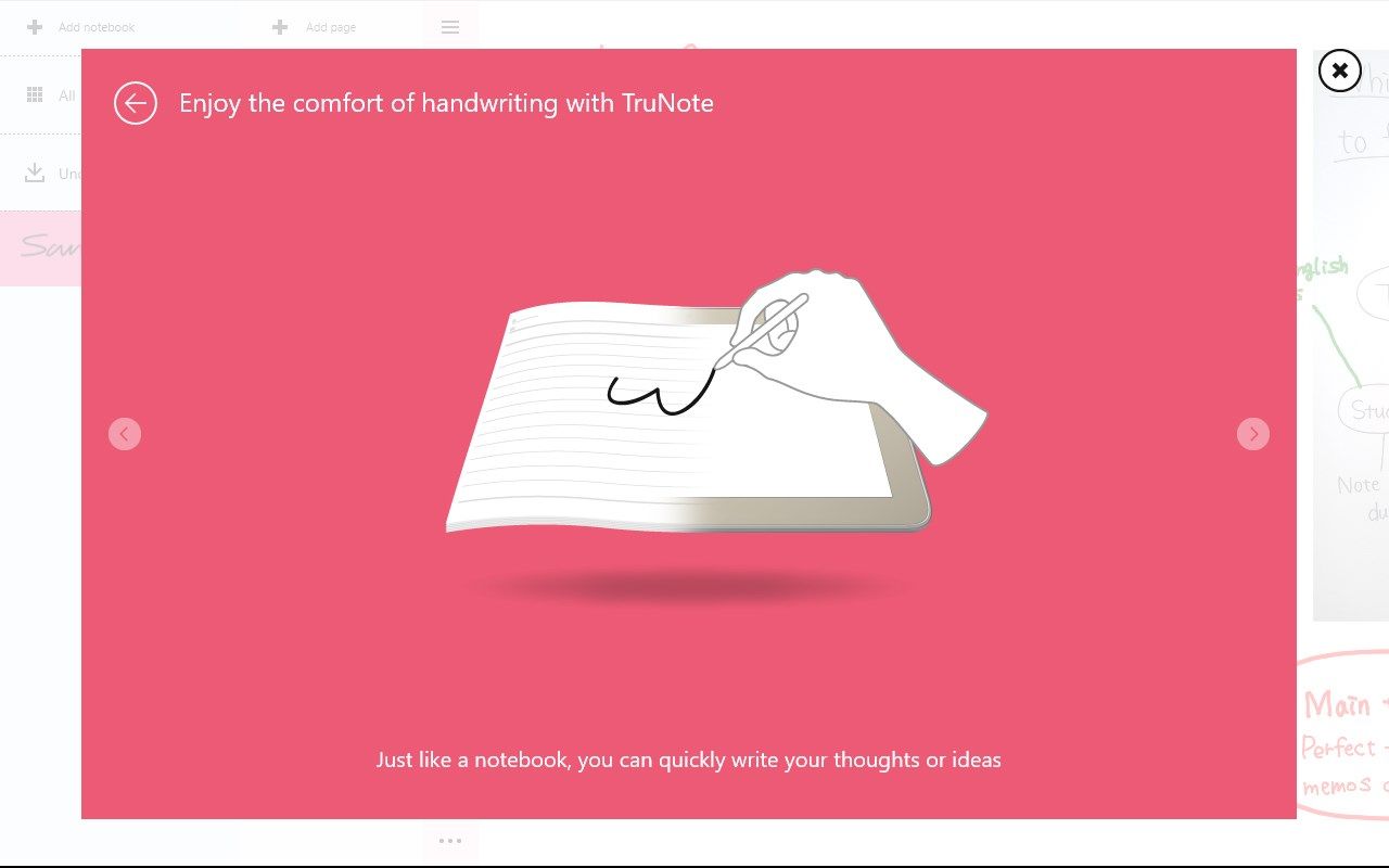 Enjoy the comfort of handwriting with TruNote