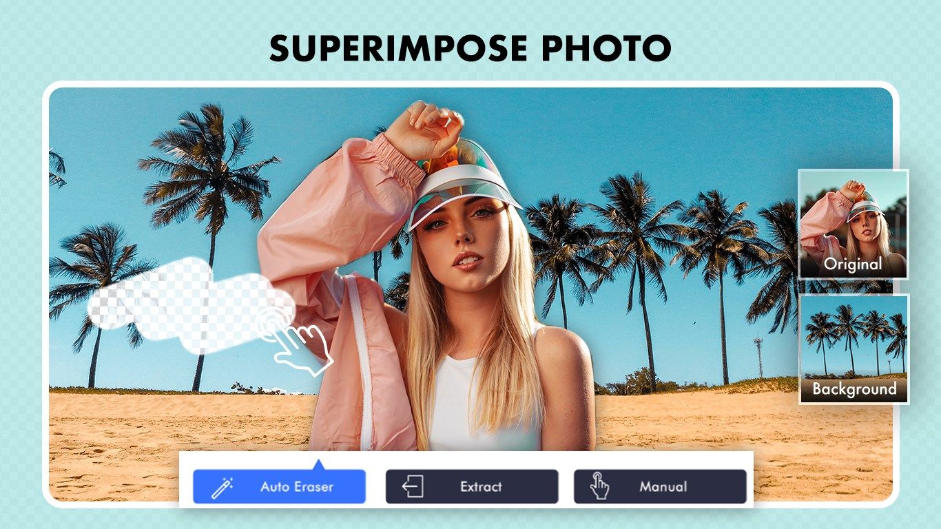 Background Eraser, PhotoLayers - Superimpose