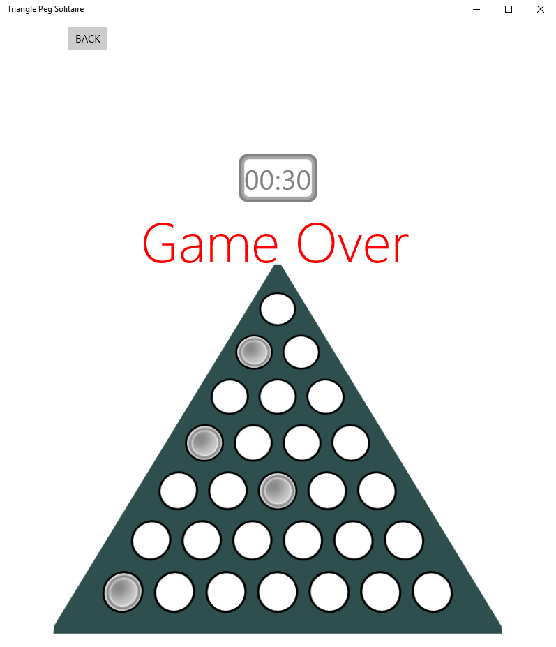 Triangle Peg Solitaire