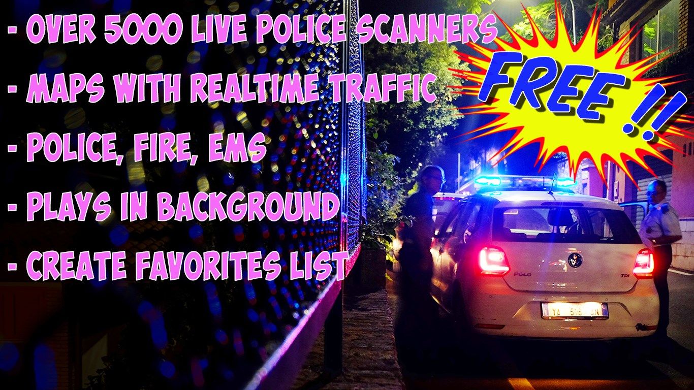 Free - Enjoy the Most Feature packed Police Scanner App on the Windows Store.