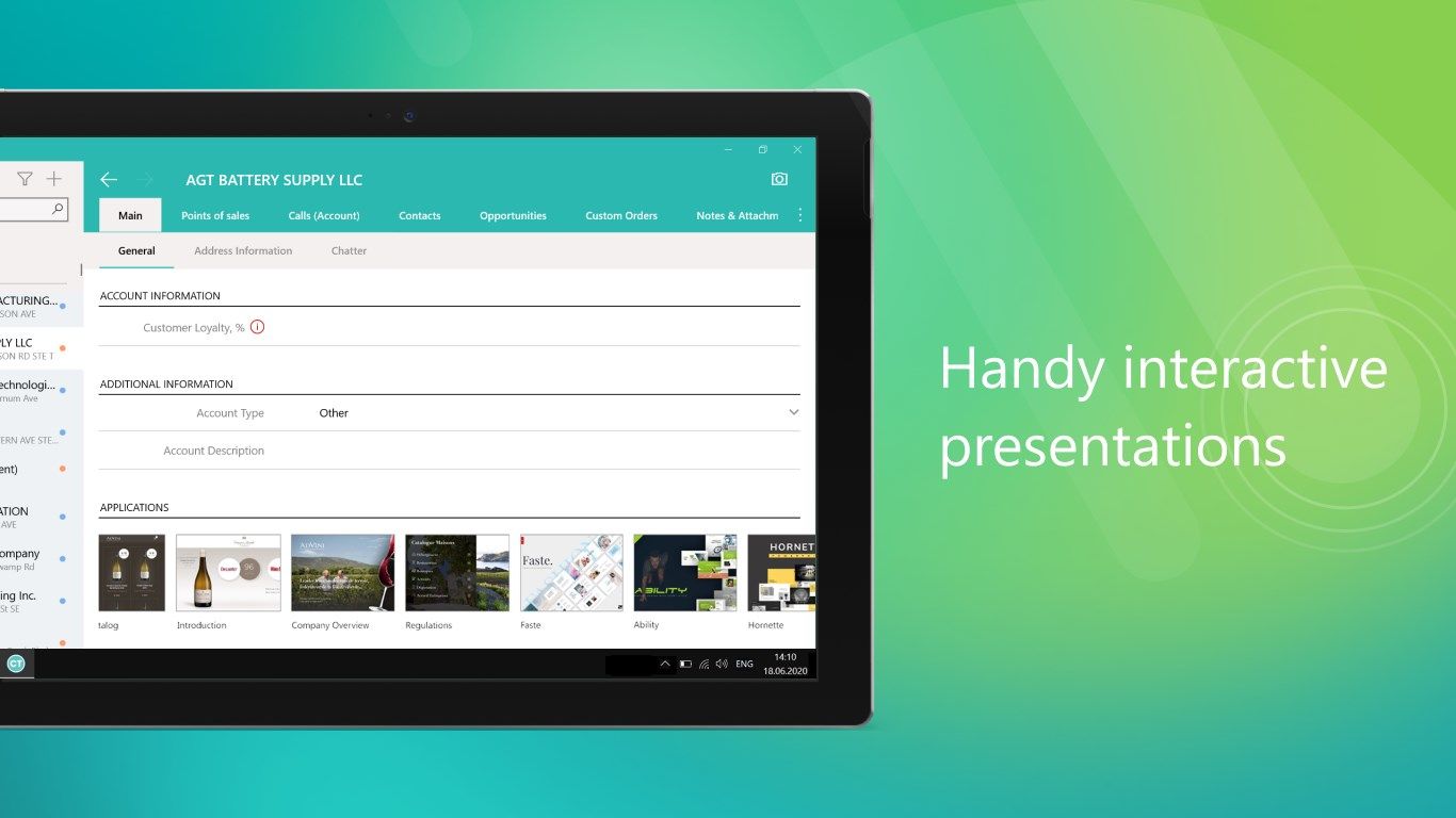 Handy interactive presentations