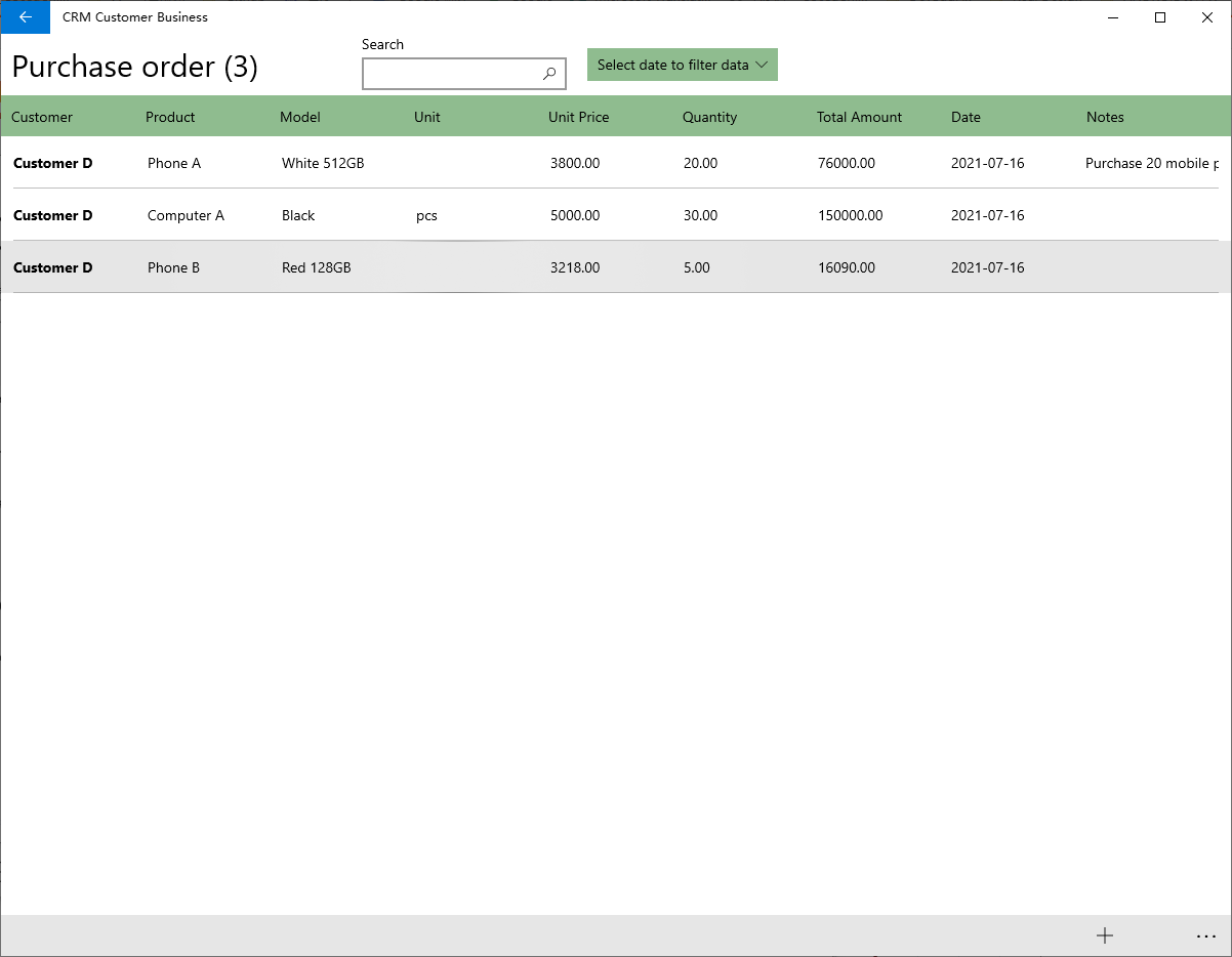 CRM Customer Business-Contact Tracker