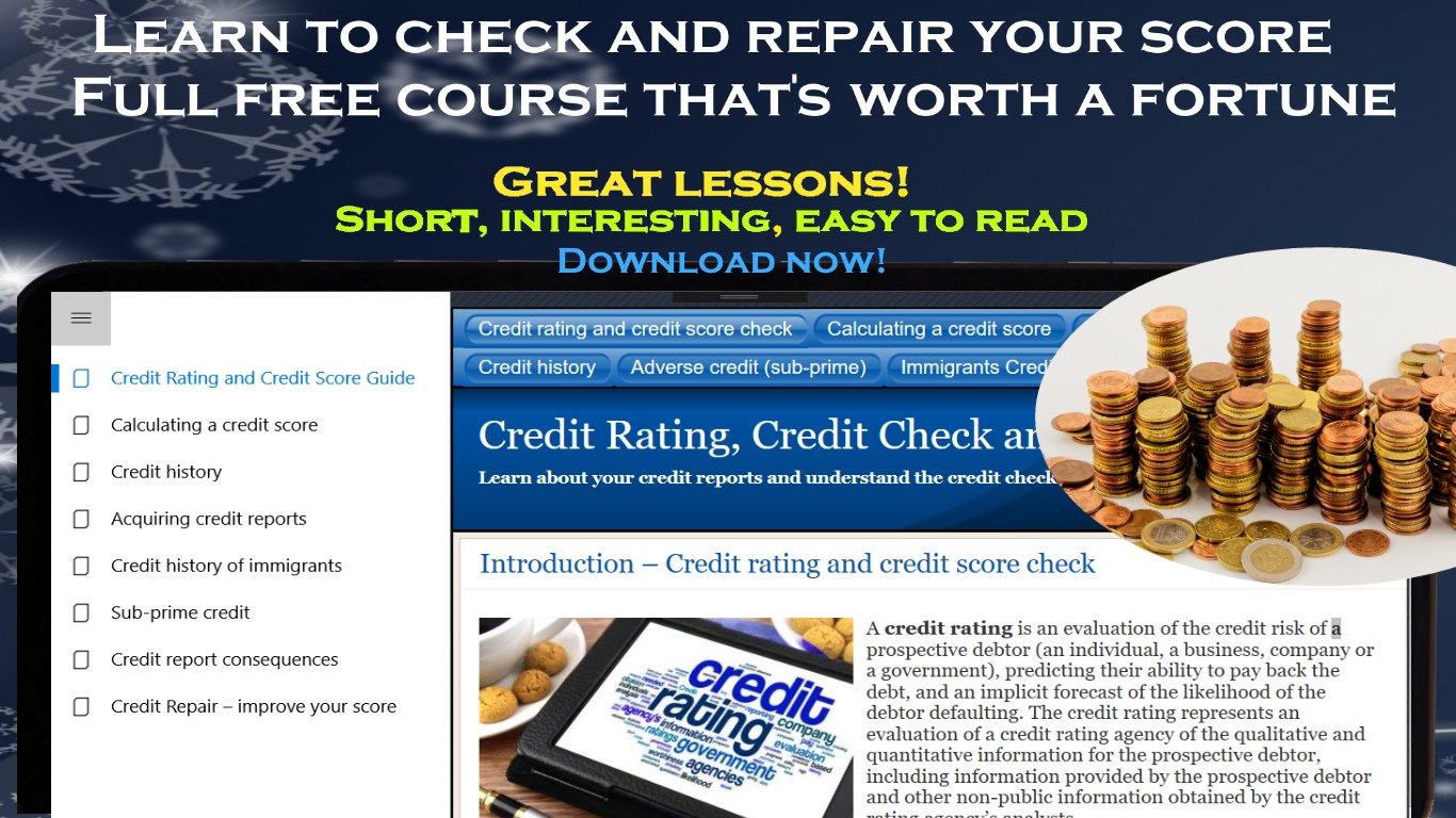 Credit rating and credit check - Full Guide